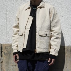 画像2: 【graphzero/グラフゼロ】Air Force Jacket A-2（無地生成り） (2)