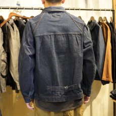 画像6: 【graphzero/グラフゼロ】Jean Jacket Raglan - Enbossed Denim -（リーフインディゴ） (6)