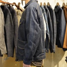 画像5: 【graphzero/グラフゼロ】Jean Jacket Raglan - Enbossed Denim -（リーフインディゴ） (5)