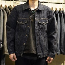 画像2: 【graphzero/グラフゼロ】jean jacket 3rd (ネップ右綾) (2)