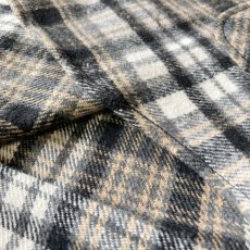 画像11: 【modemdesign/モデムデザイン】 flannel check gardening shirts (grey) (11)