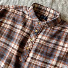 画像9: 【modemdesign/モデムデザイン】 flannel check gardening shirts (brown) (9)