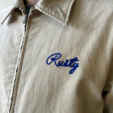 画像3: 【HOUSTON】CORDUROY EMBROIDERY JACKET CLASSIC / コーデュロイ エンブロイダリー クラシック (natural)  (3)