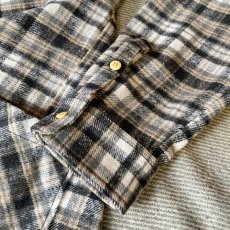 画像12: 【modemdesign/モデムデザイン】 flannel check gardening shirts (grey) (12)