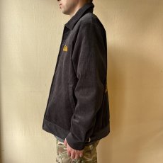 画像5: 【HOUSTON】CORDUROY EMBROIDERY JACKET TIGER / コーデュロイ エンブロイダリー虎柄 (charcoal)  (5)