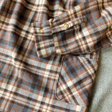 画像8: 【modemdesign/モデムデザイン】 flannel check gardening shirts (brown) (8)