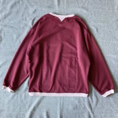 画像10: 【modemdesign/モデムデザイン】side pocket gusset sweat (wine) (10)