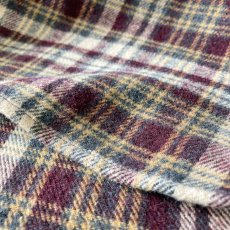 画像12: 【modemdesign/モデムデザイン】 flannel check gardening shirts (burgundy) (12)