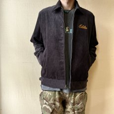 画像3: 【HOUSTON】CORDUROY EMBROIDERY JACKET TIGER / コーデュロイ エンブロイダリー虎柄 (charcoal)  (3)