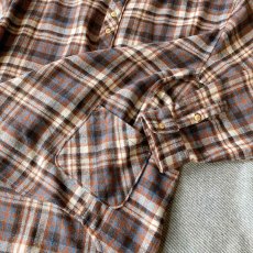 画像10: 【modemdesign/モデムデザイン】 flannel check gardening shirts (brown) (10)