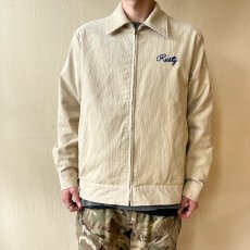 画像1: 【HOUSTON】CORDUROY EMBROIDERY JACKET CLASSIC / コーデュロイ エンブロイダリー クラシック (natural)  (1)