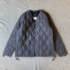 画像2: 【TAION/タイオン】MILITARY V NECK ZIP DOWN JACKET (4colors) (2)