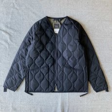 画像4: 【TAION/タイオン】MILITARY V NECK ZIP DOWN JACKET (4colors) (4)