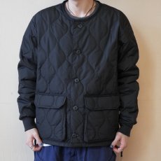 画像1: 【TAION/タイオン】MILITARY OVER CARDIGAN (BLACK) (1)