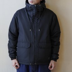 画像1: 【TAION/タイオン】NONDOWN MILITARY REVERSIBLE BOA HOODIE (BLACK×BLACK) (1)