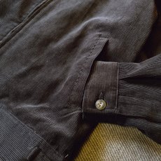 画像10: 【HOUSTON】CORDUROY EMBROIDERY JACKET TIGER / コーデュロイ エンブロイダリー虎柄 (charcoal)  (10)