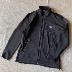 画像1: 【NANGA】 POLARTEC FLEECE ZIP BLOUSON / ポーラテック フリース ジップ ブルゾン (BLACK) (1)