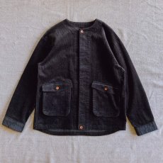 画像4: 【modemdesign/モデムデザイン】corduroy collarless shirts jacket (2color) (4)