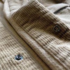 画像12: 【modemdesign/モデムデザイン】corduroy collarless shirts jacket (2color) (12)