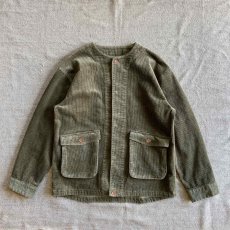 画像3: 【modemdesign/モデムデザイン】corduroy collarless shirts jacket (2color) (3)