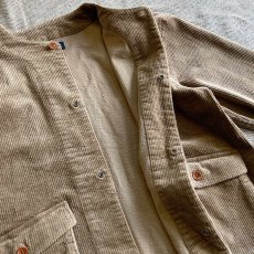 画像11: 【modemdesign/モデムデザイン】corduroy collarless shirts jacket (2color) (11)