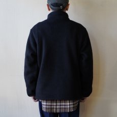 画像3: 【Jagged Edge/ジャギッドエッジ】FLEECE JACKET/フリースジャケット(Black) (3)