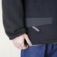 画像2: 【Jagged Edge/ジャギッドエッジ】FLEECE JACKET/フリースジャケット(Black) (2)