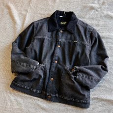 画像1: 【Wrangler/ラングラー】BOAデニムジャケット / 227MJL（183Black） (1)