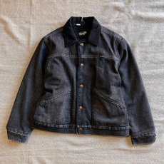 画像2: 【Wrangler/ラングラー】BOAデニムジャケット / 227MJL（183Black） (2)