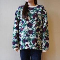 画像2: 【modemdesign/モデムデザイン】FLOWER BOA PULLOVER (2color) (2)