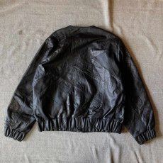 画像8: 【Re:VECTOR】USED Leather crew Jacket (8)