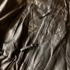 画像6: 【Re:VECTOR】USED Leather Quiltingsleeve Jacket (6)