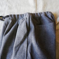 画像7: WOOLLIKE WIDE EASY PANTS/ ウールライク ワイドイージーパンツ(GRAY) (7)