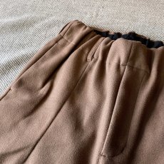 画像5: WOOLLIKE EASY PANTS/ ウールライク イージーパンツ (BROWN) (5)