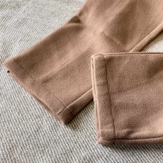 画像8: WOOLLIKE EASY PANTS/ ウールライク イージーパンツ (BROWN) (8)