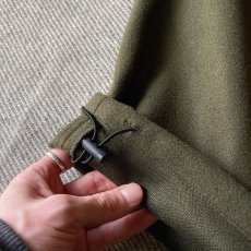 画像7: WOOLLIKE WIDE EASY PANTS/ ウールライク ワイドイージーパンツ(OLIVE) (7)