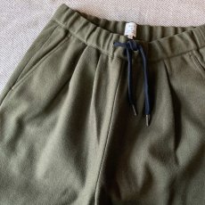 画像5: WOOLLIKE WIDE EASY PANTS/ ウールライク ワイドイージーパンツ(OLIVE) (5)