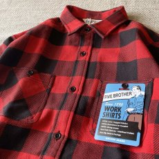 画像5: 【FIVE BROTHER】HEAVY FLANNEL WORK SHIRTS（2color） (5)