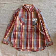 画像2: 【FIVE BROTHER】HEAVY FLANNEL WORK SHIRTS（4color） (2)