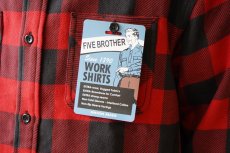 画像7: 【FIVE BROTHER】HEAVY FLANNEL WORK SHIRTS（2color） (7)