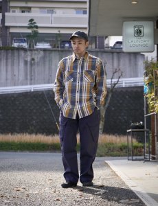 画像11: 【FIVE BROTHER】HEAVY FLANNEL WORK SHIRTS（4color） (11)