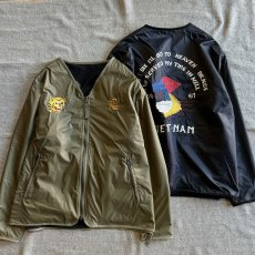 画像1: 【TAION/タイオン】JAPAN SPECIAL NON  DOWN REVERSIBLE VIETNAM JACKET (2color) (1)