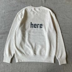 画像3: 【modemdesign/モデムデザイン】come here crewneck sweat (2color) (3)