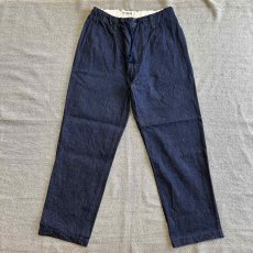 画像2: 【FOB FACTORY/エフオービーファクトリー】デニムトラックパンツ (2color) (2)