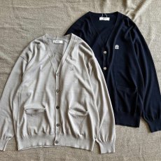 画像1: 【FIDELITY/フィデリティ】SILK MIXED KNIT V CARDIGAN（2color） (1)