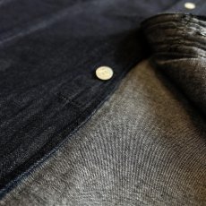 画像7: 【FOB FACTORY】デニム バンドカラー シャツ (ONE WASH) (7)