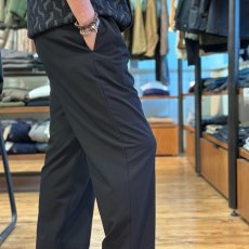 画像2: 【modemdesign/モデムデザイン】2tuck Pants (black) (2)