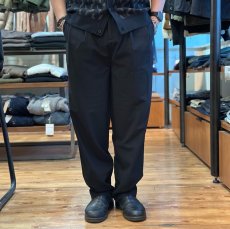 画像1: 【modemdesign/モデムデザイン】2tuck Pants (black) (1)