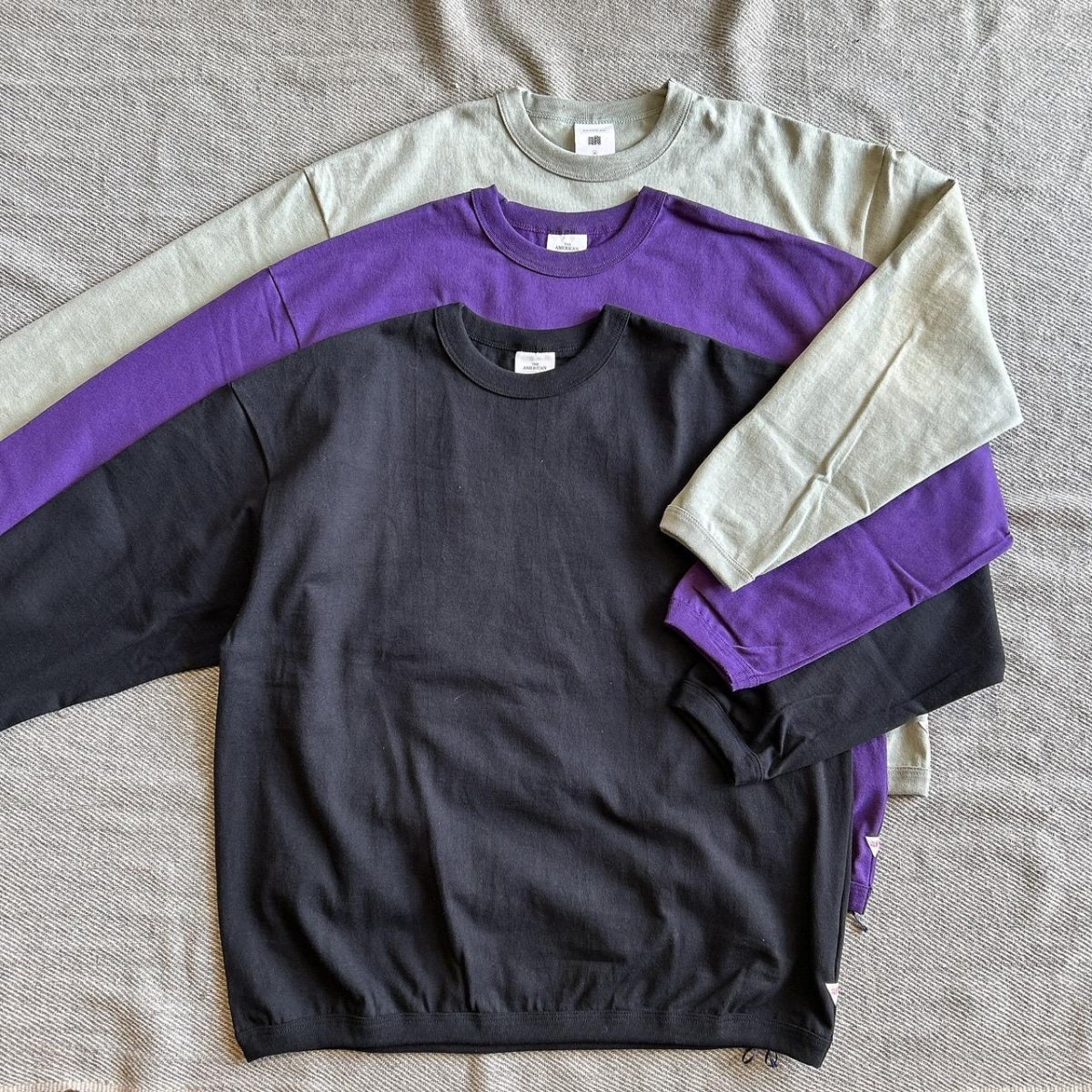 画像1: 【melple/メイプル】The American Ringer L/S Tee  (4color) (1)