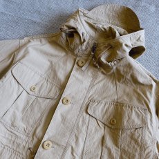 画像7: 【ARMY TWILL】Rip Stop Hooded Coat（Beige） (7)